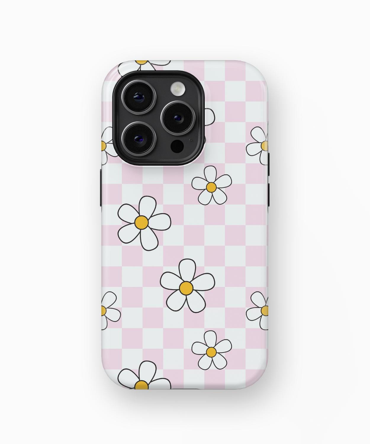 Gingham Daisy iPhone Case