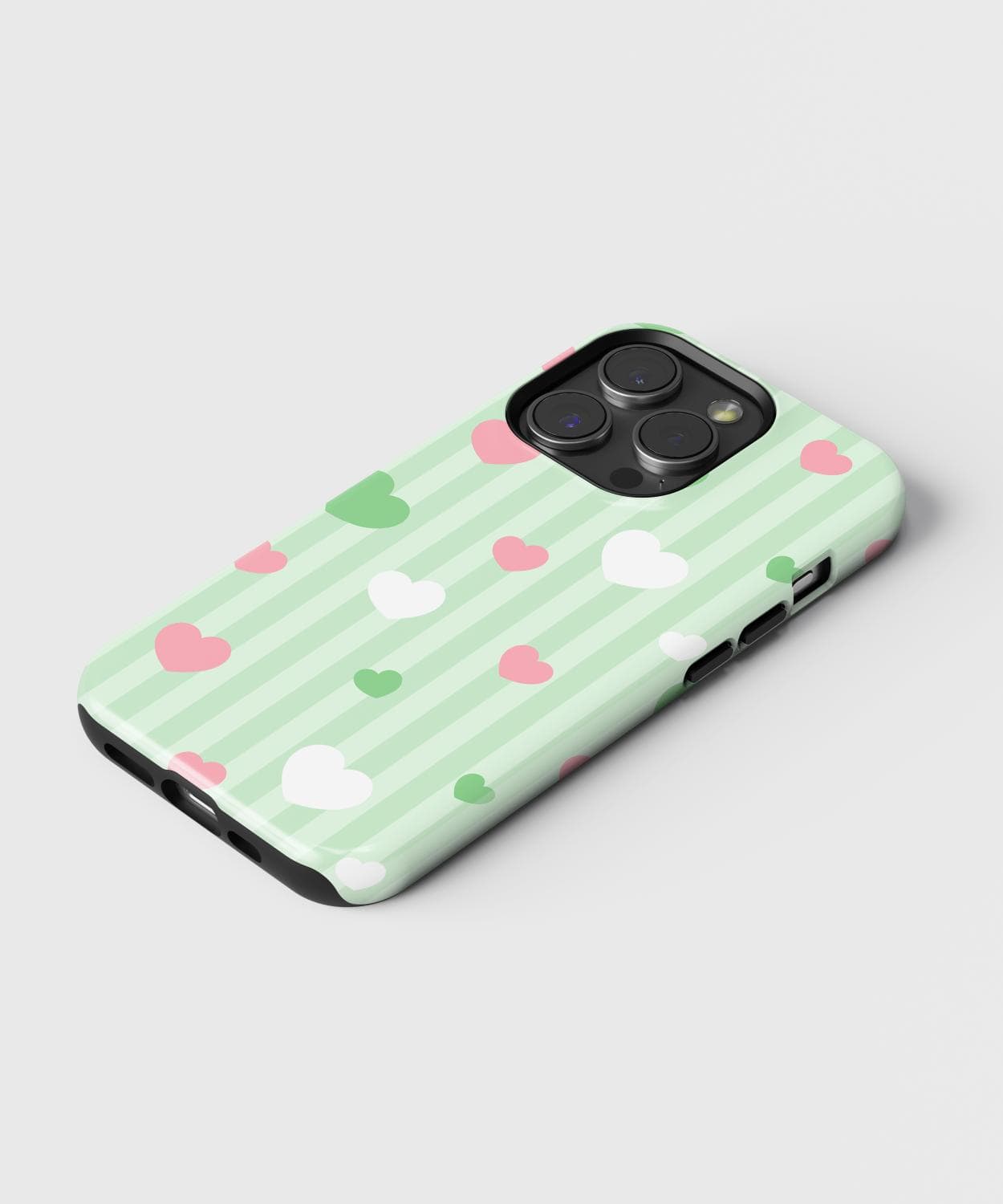 Green Heart Candy iPhone Case