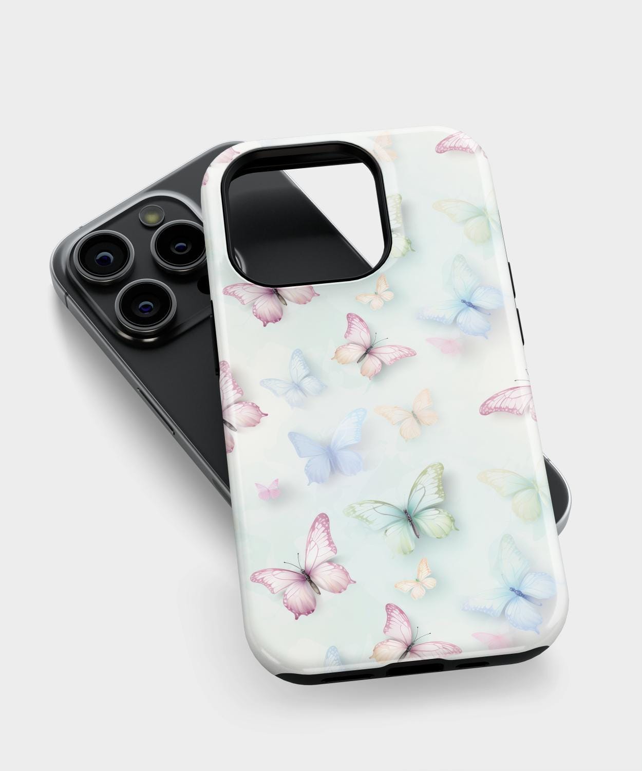 Pastel Butterflies iPhone Case