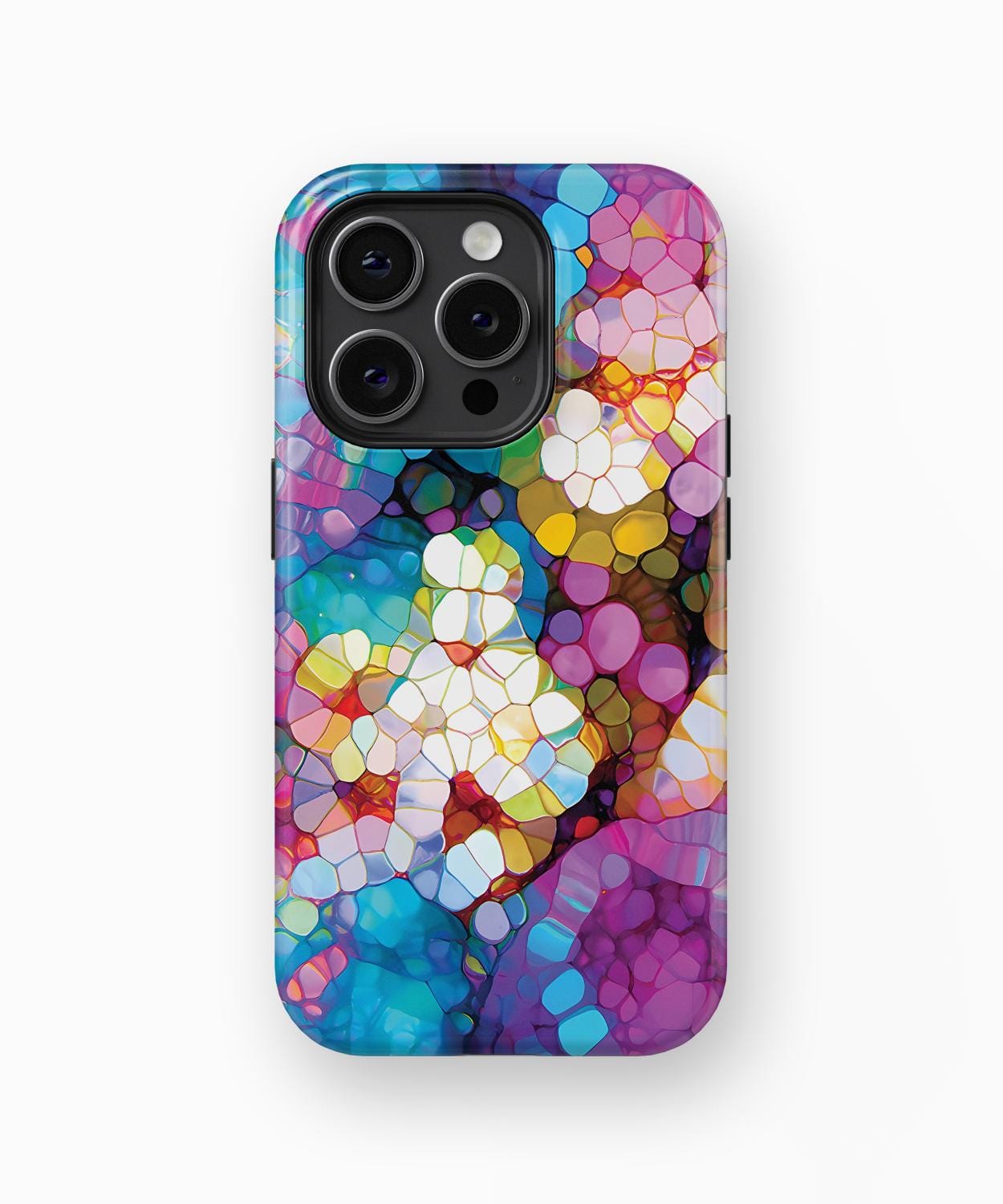 Purple Stone Art - iPhone Case