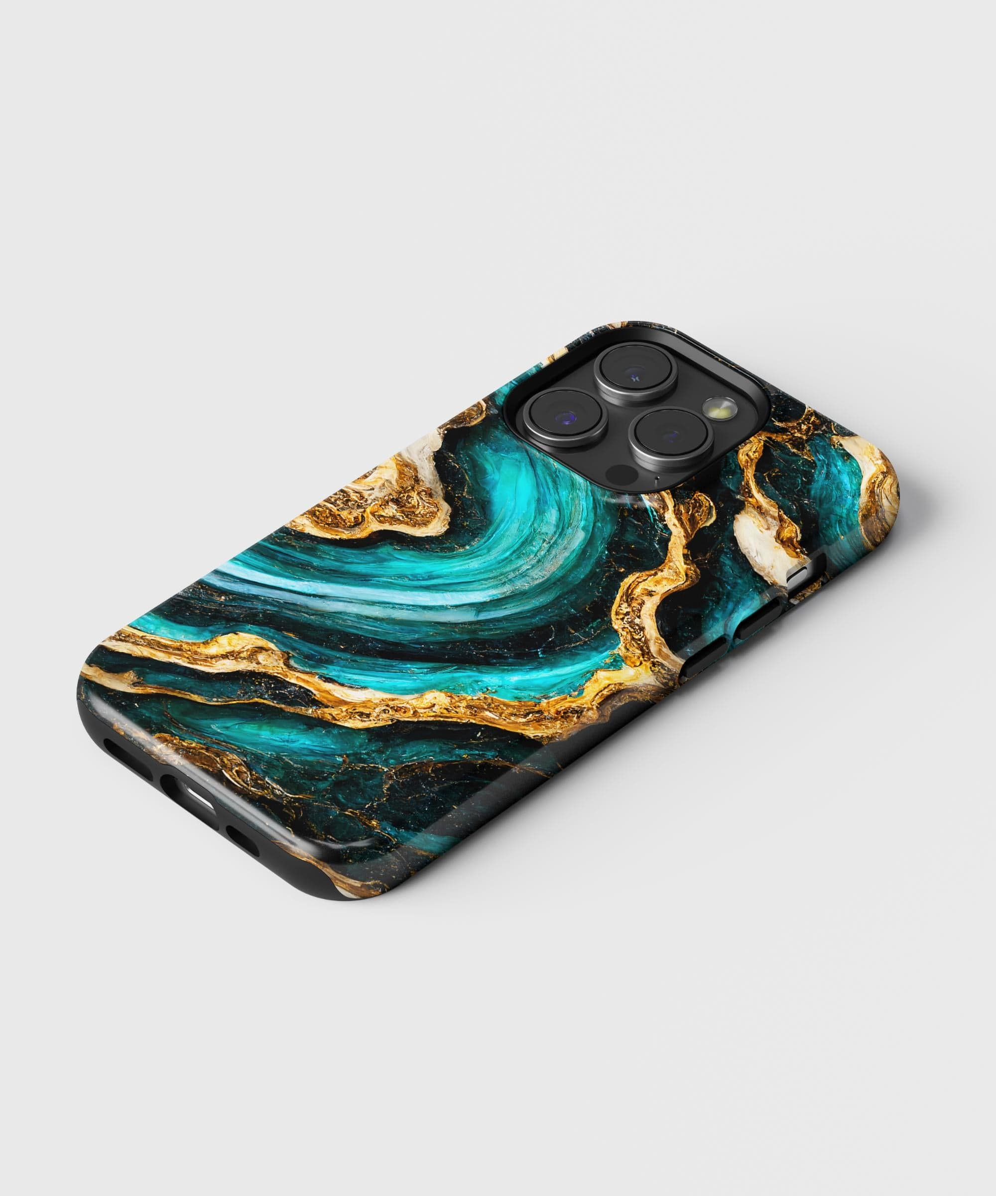 Water Gold Marble iPhone Case