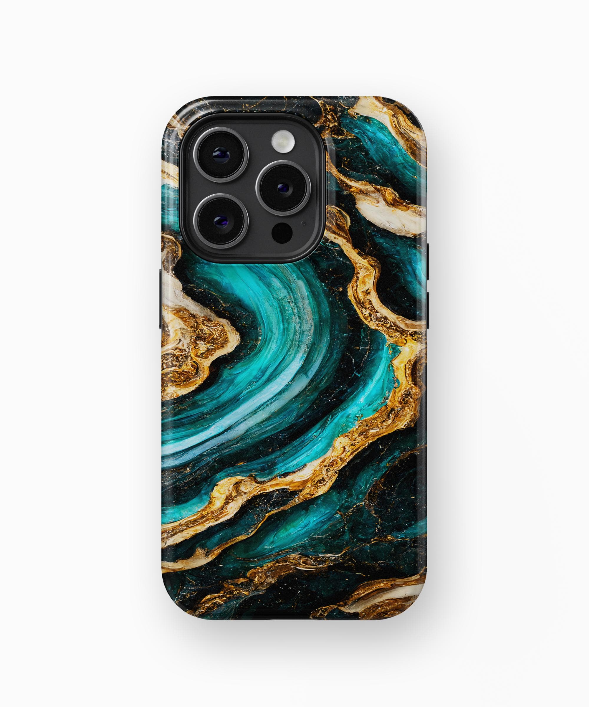 Water Gold Marble iPhone Case