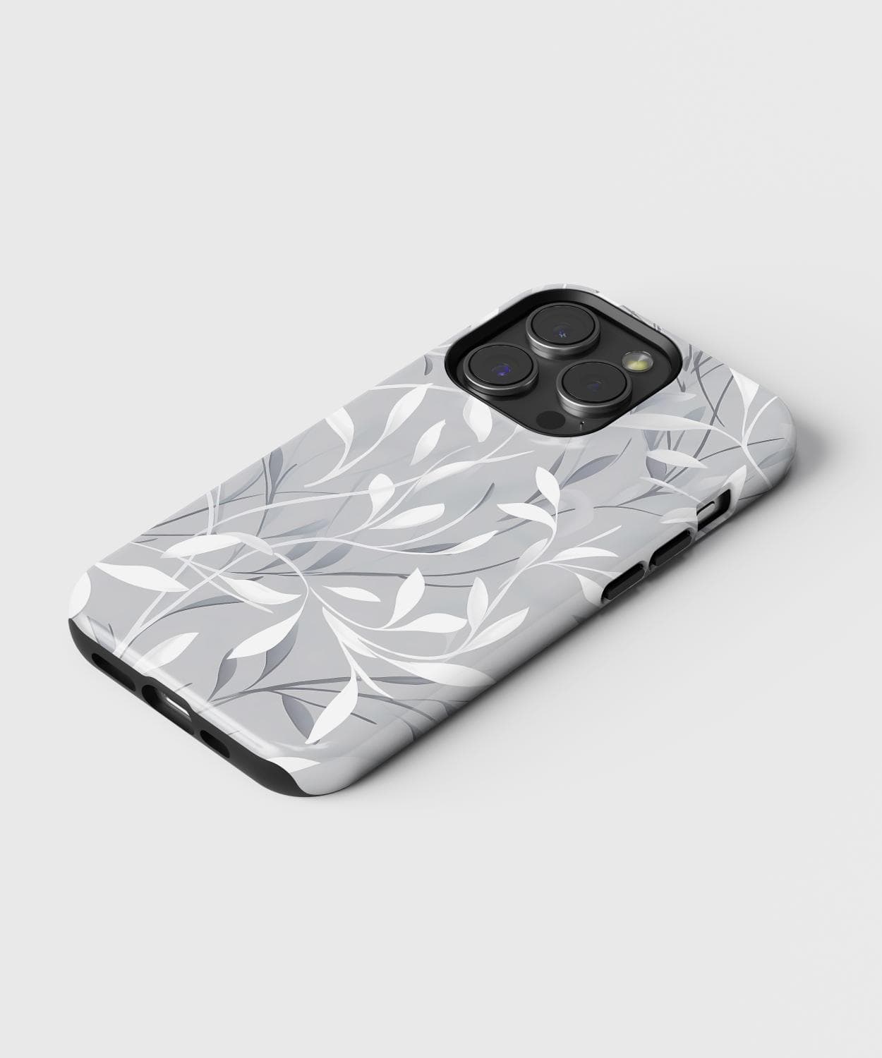 White Floral iPhone Case