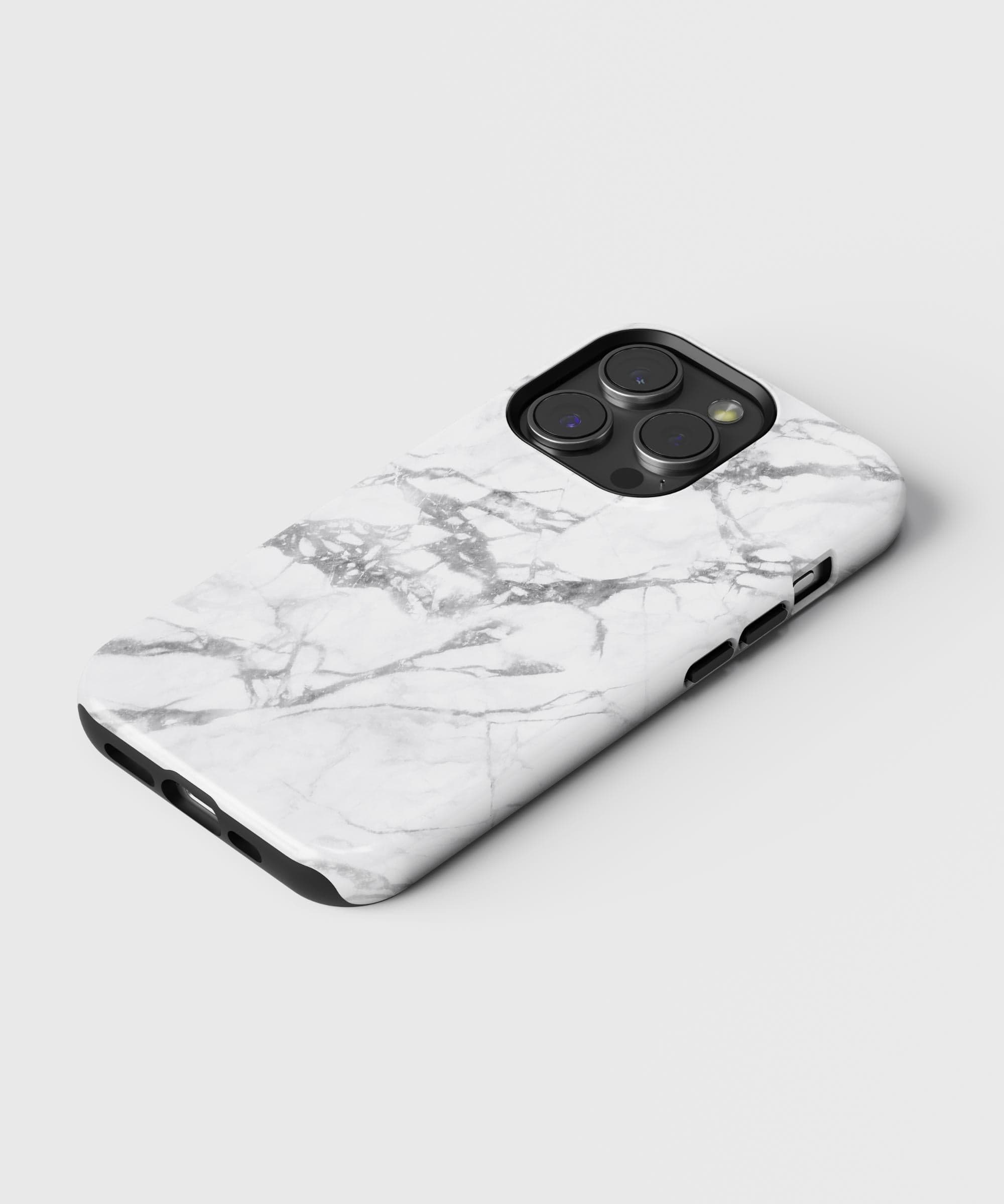 White Marble - iPhone Case