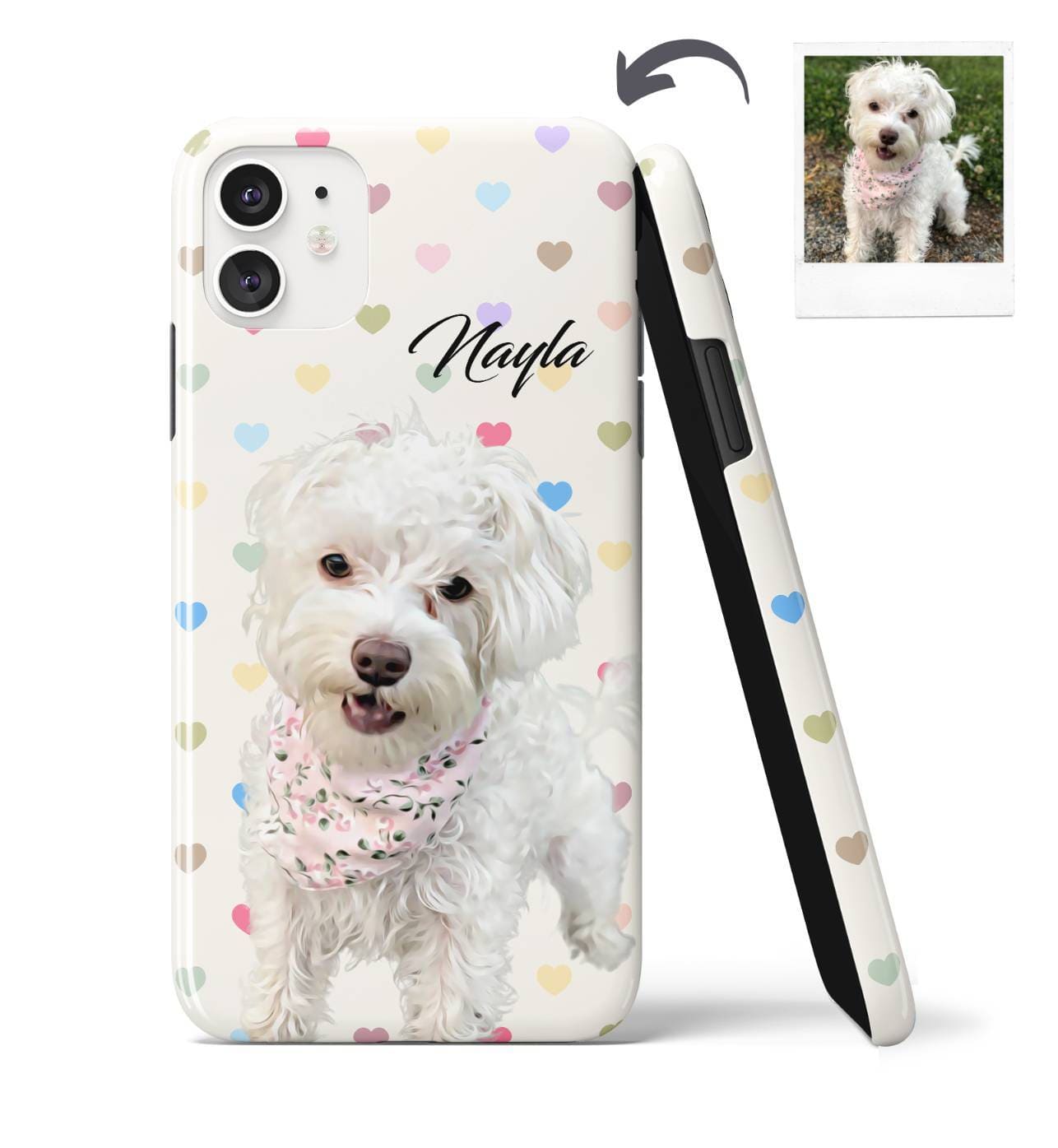 Custom Pet - Polka Hearts
