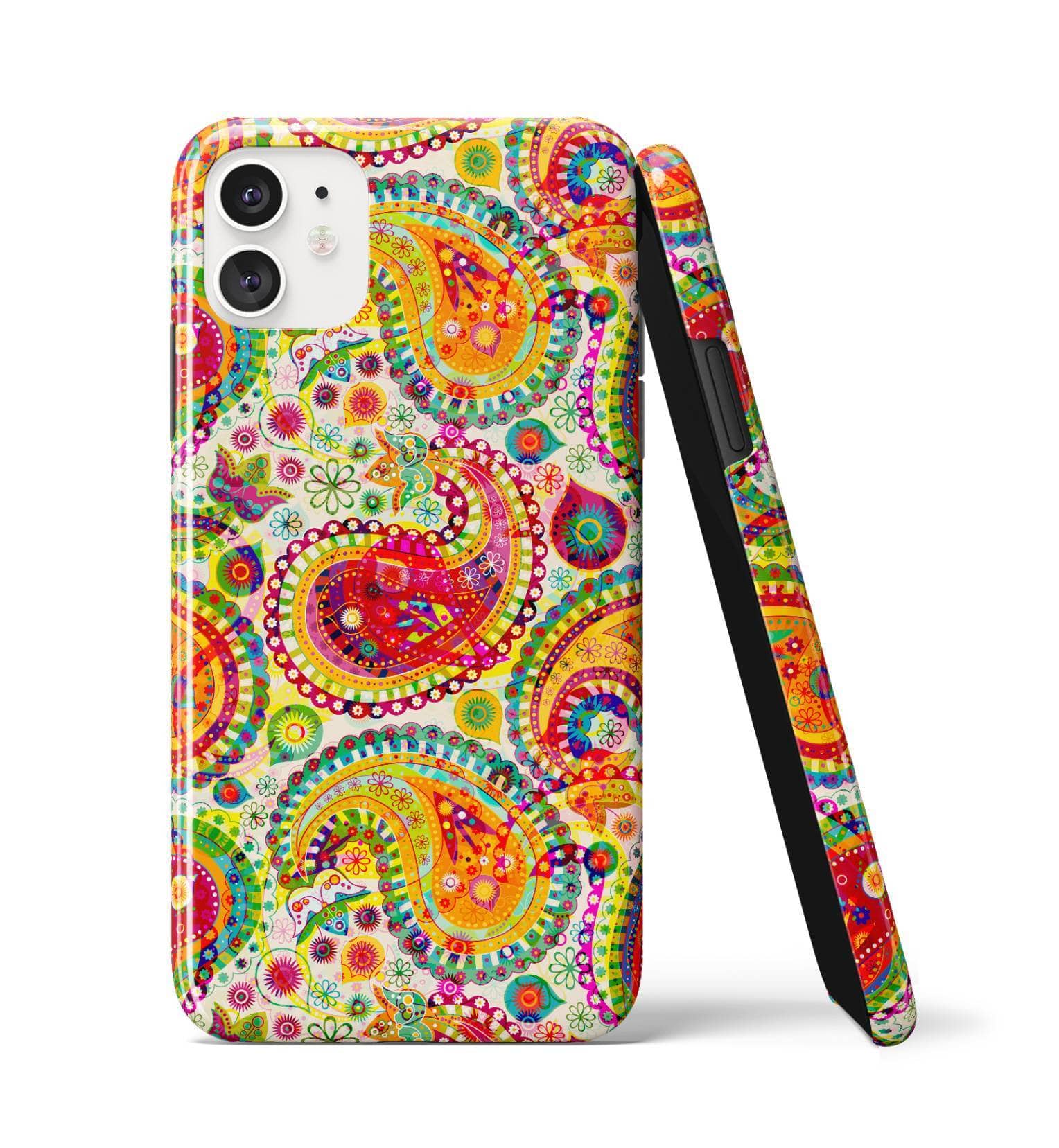 Bright Paisley - iPhone Case