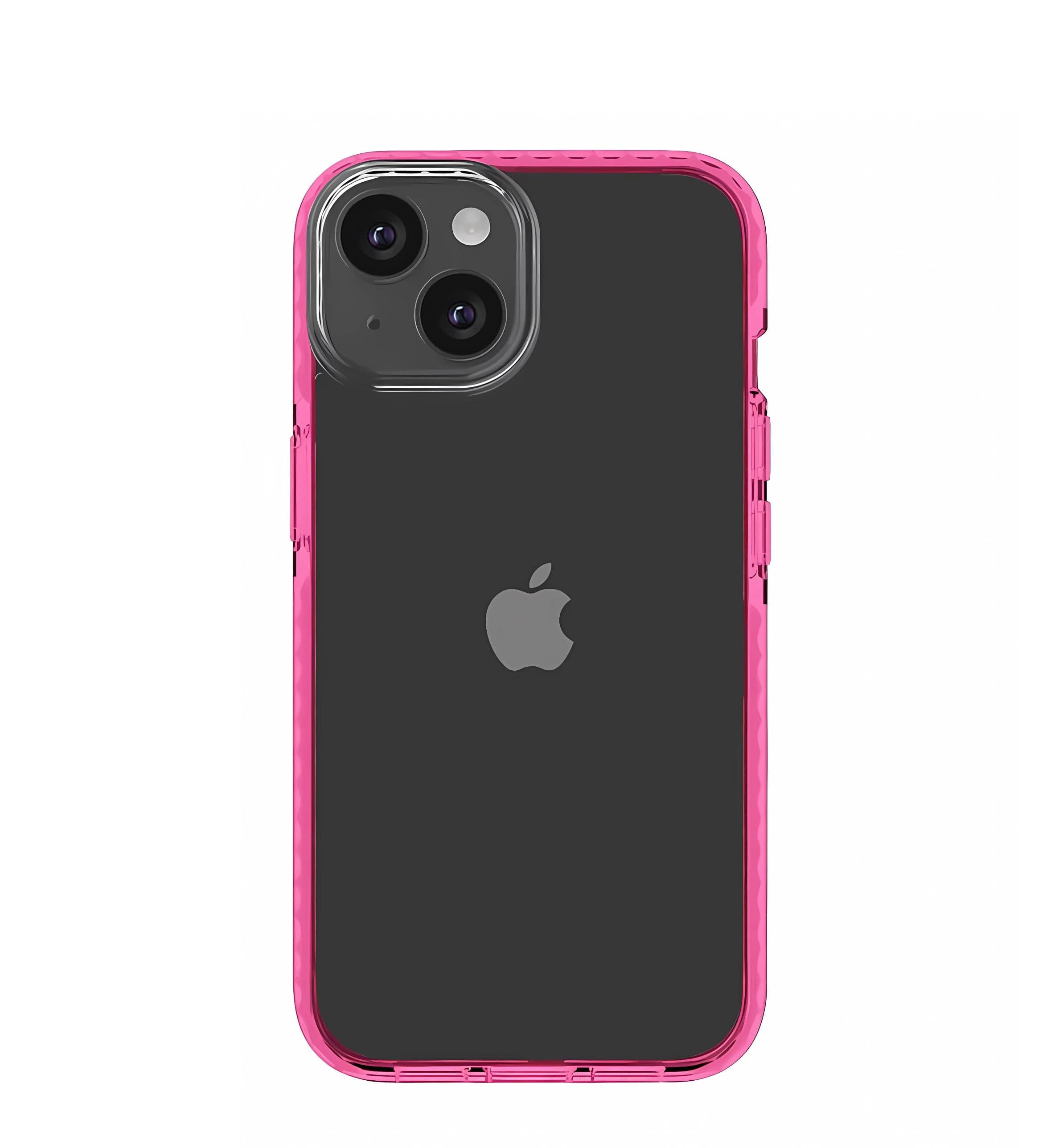 Crystal Clear iPhone Case - Hot Pink