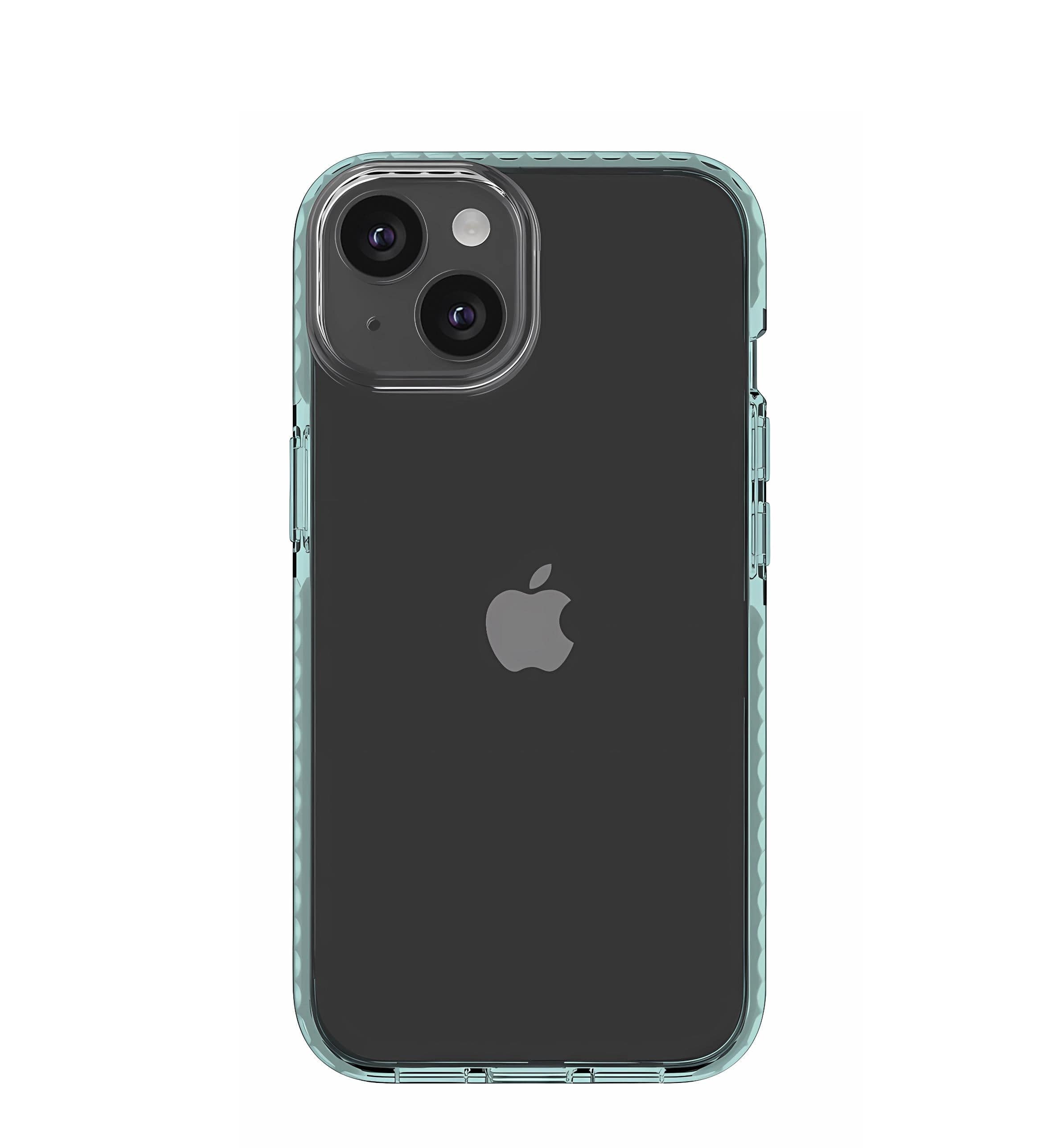 Crystal Clear iPhone Case - Teal