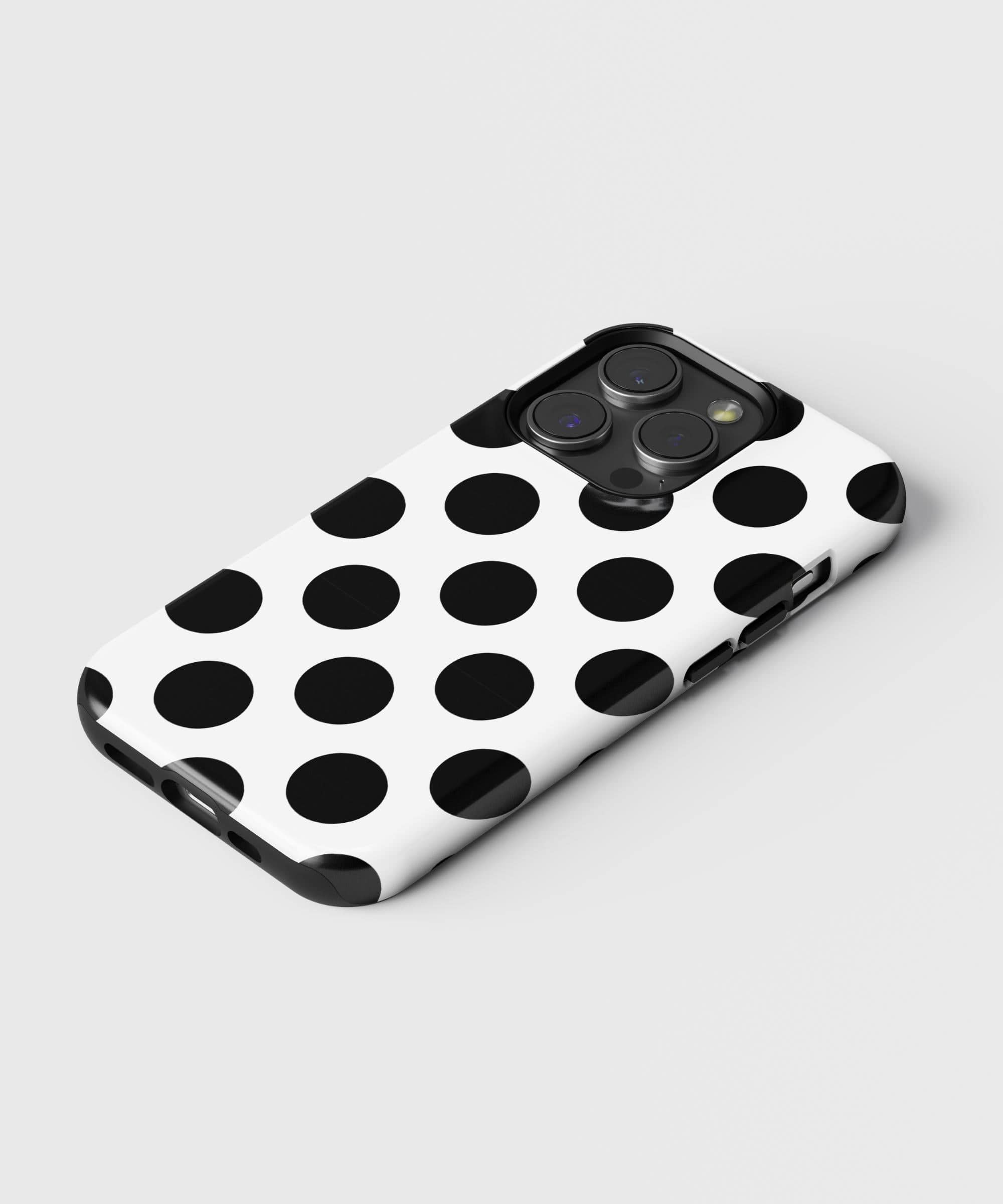 Black Polka Dots iPhone Case
