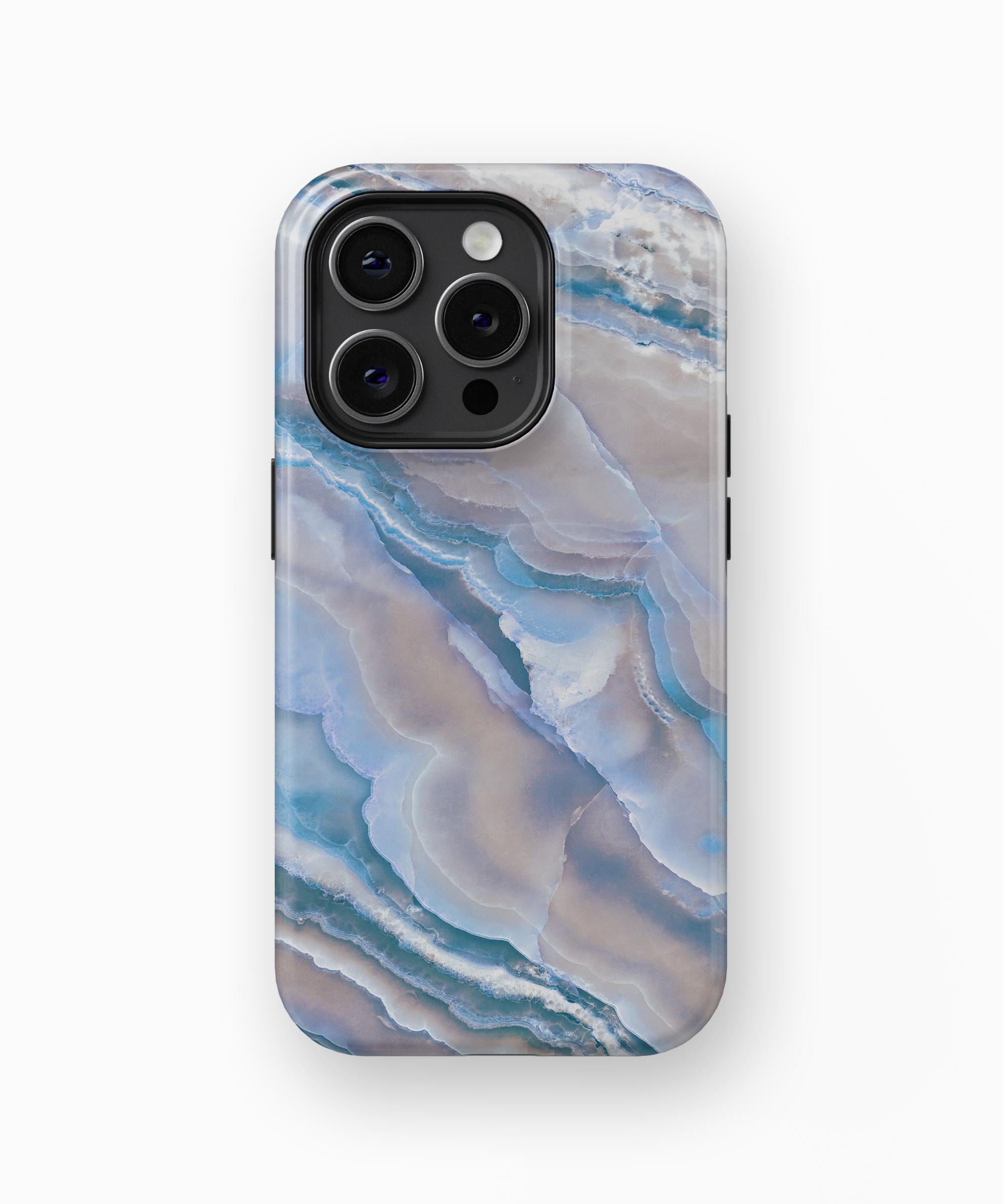 Blue Light Marble - iPhone Case