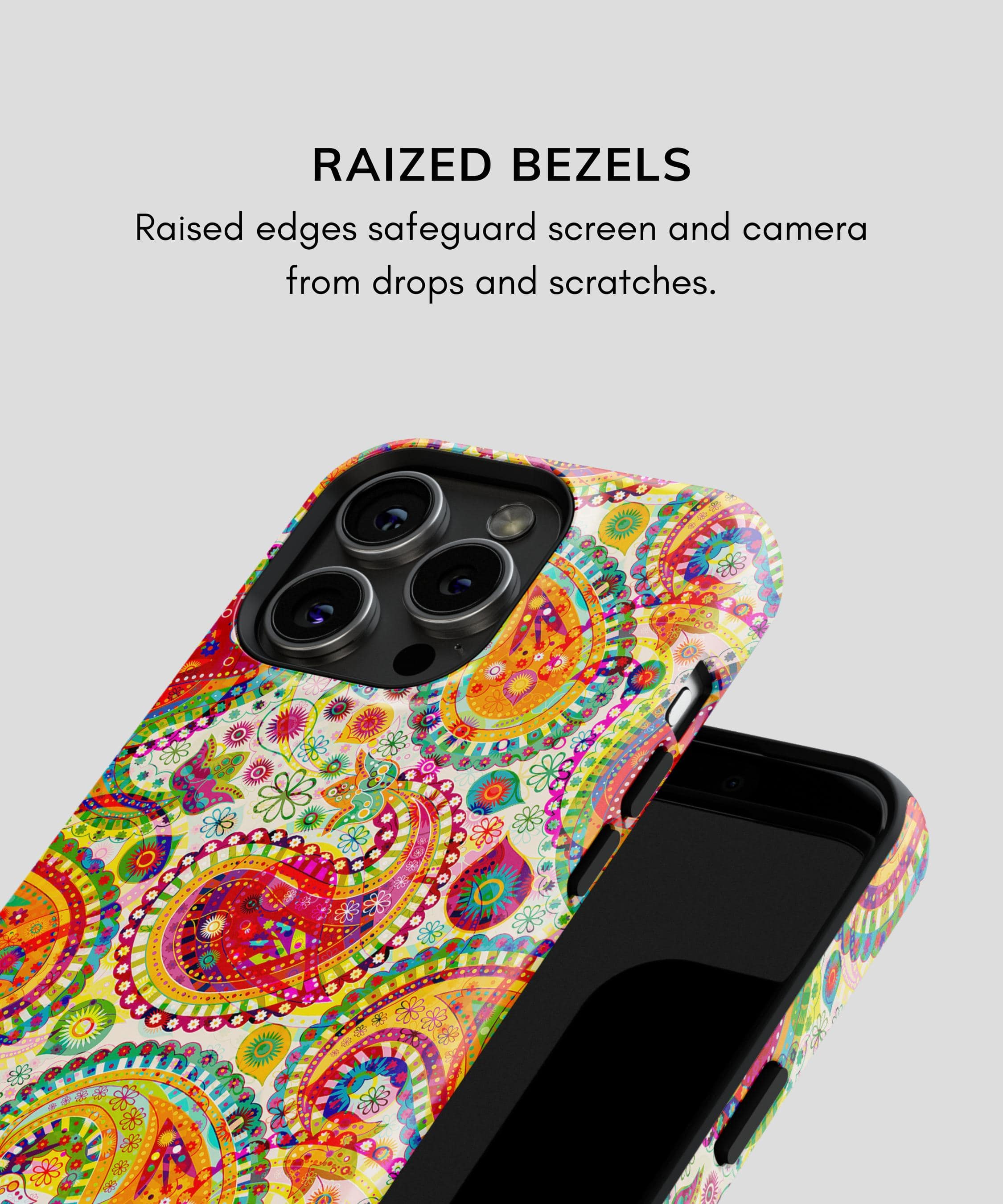 Bright Paisley - iPhone Case