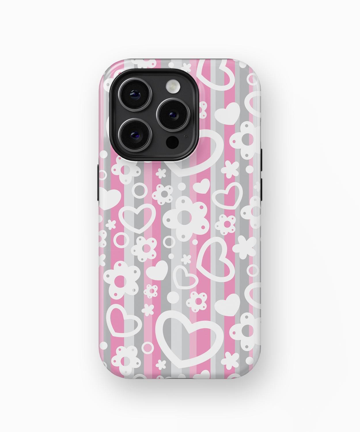 Cute Heart Flower iPhone Case