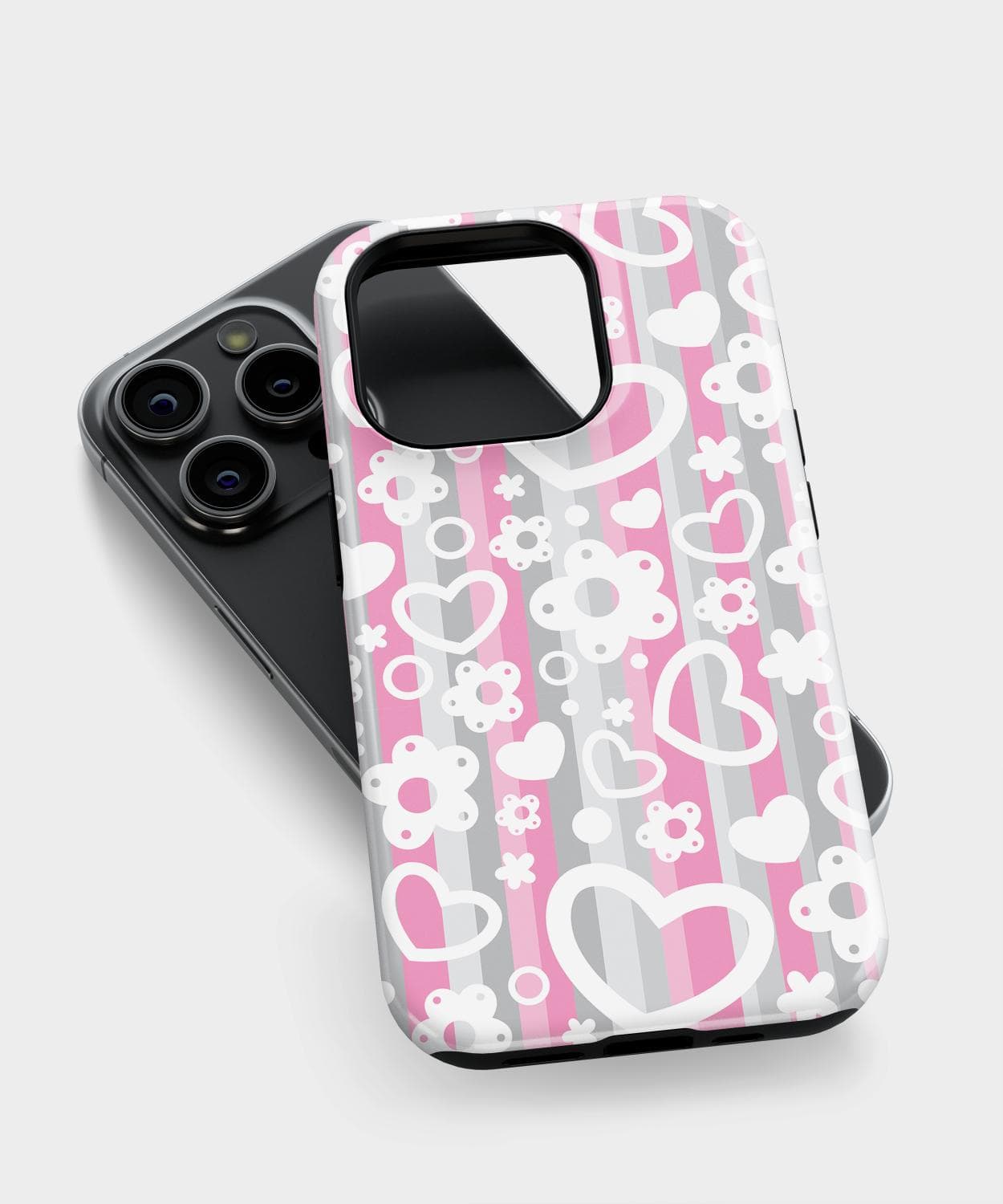 Cute Heart Flower iPhone Case