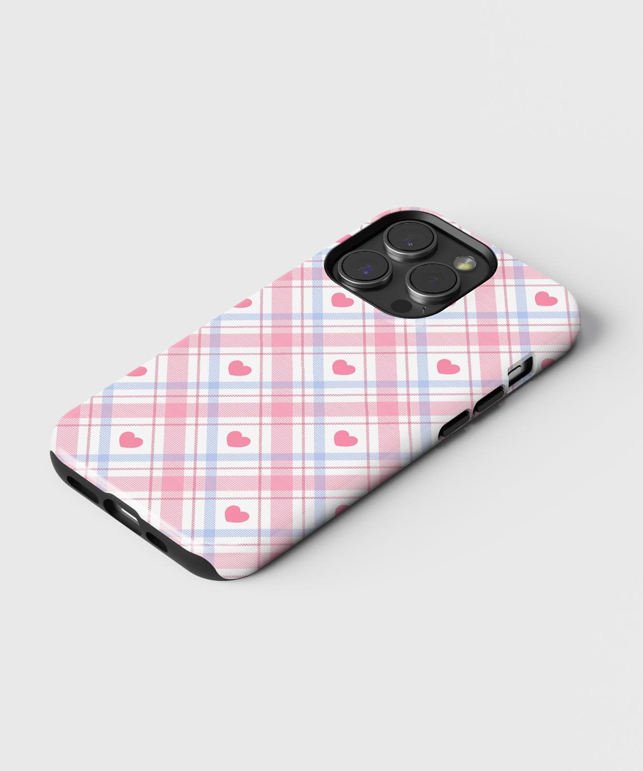 Gingham Heart iPhone Case