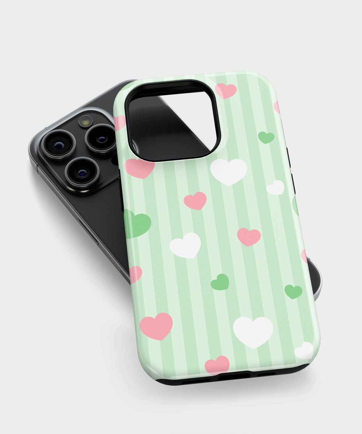 Green Heart Candy iPhone Case