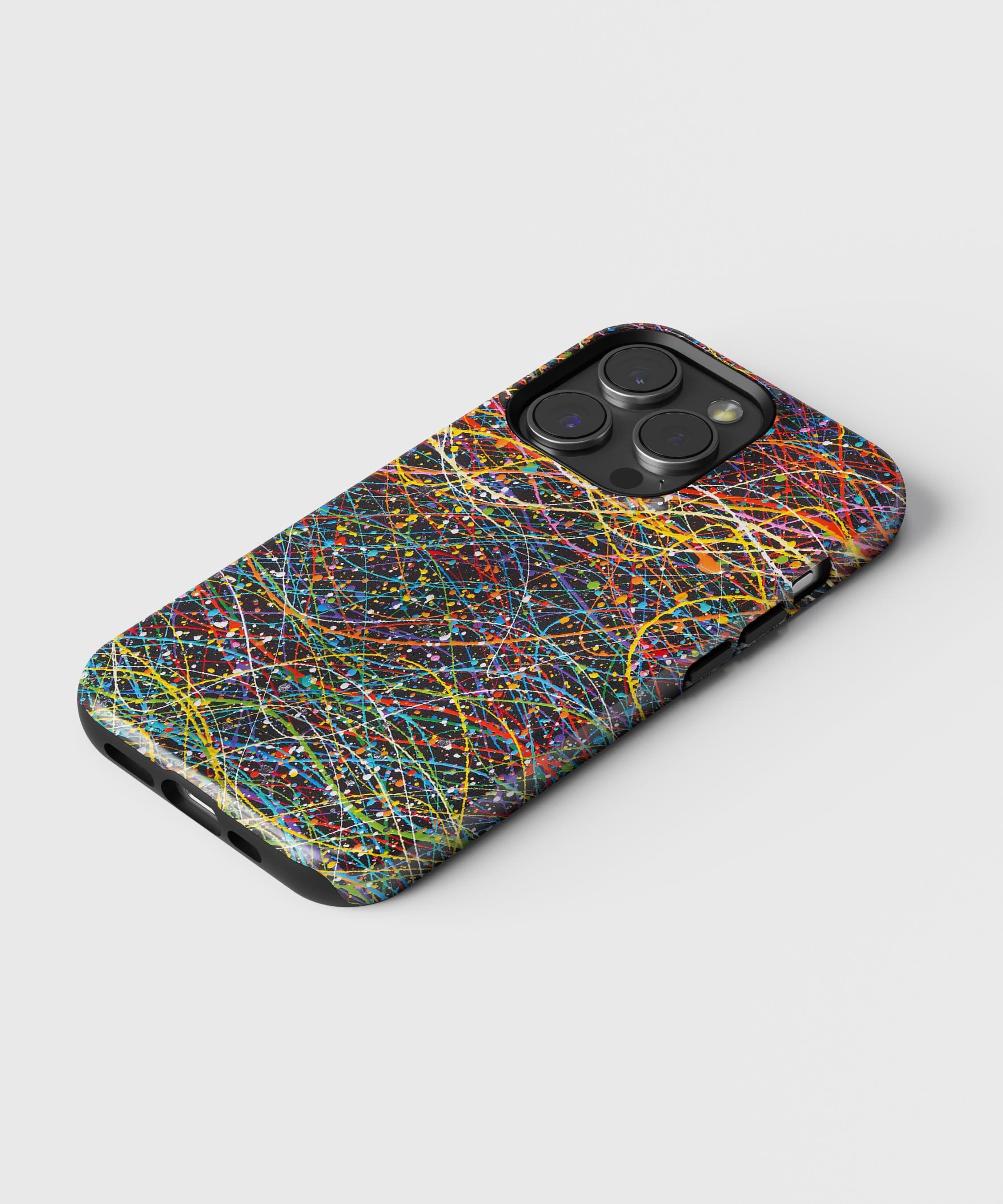 iPhone Case Colorful Line of Paint
