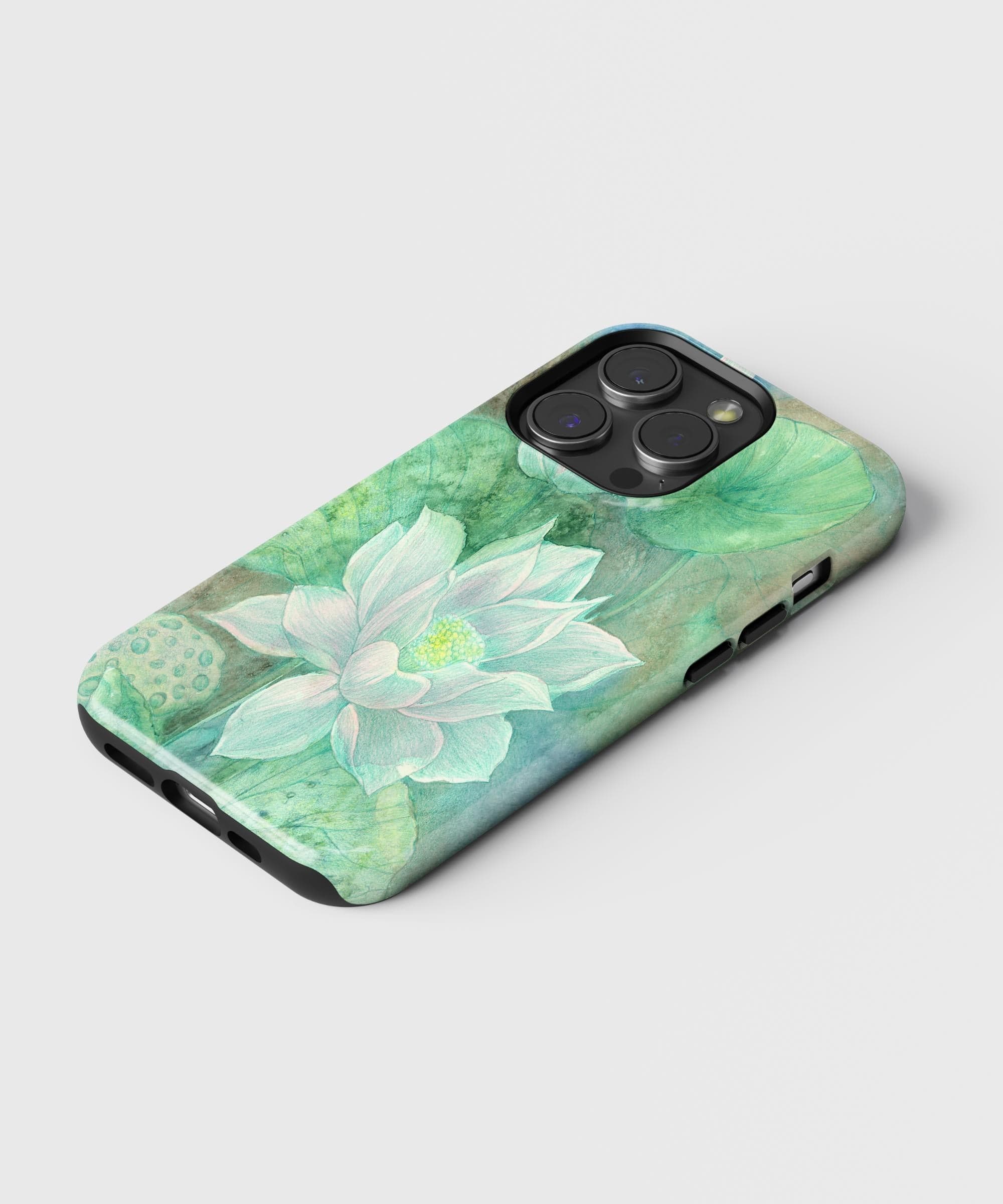 iPhone Case Green Lotus
