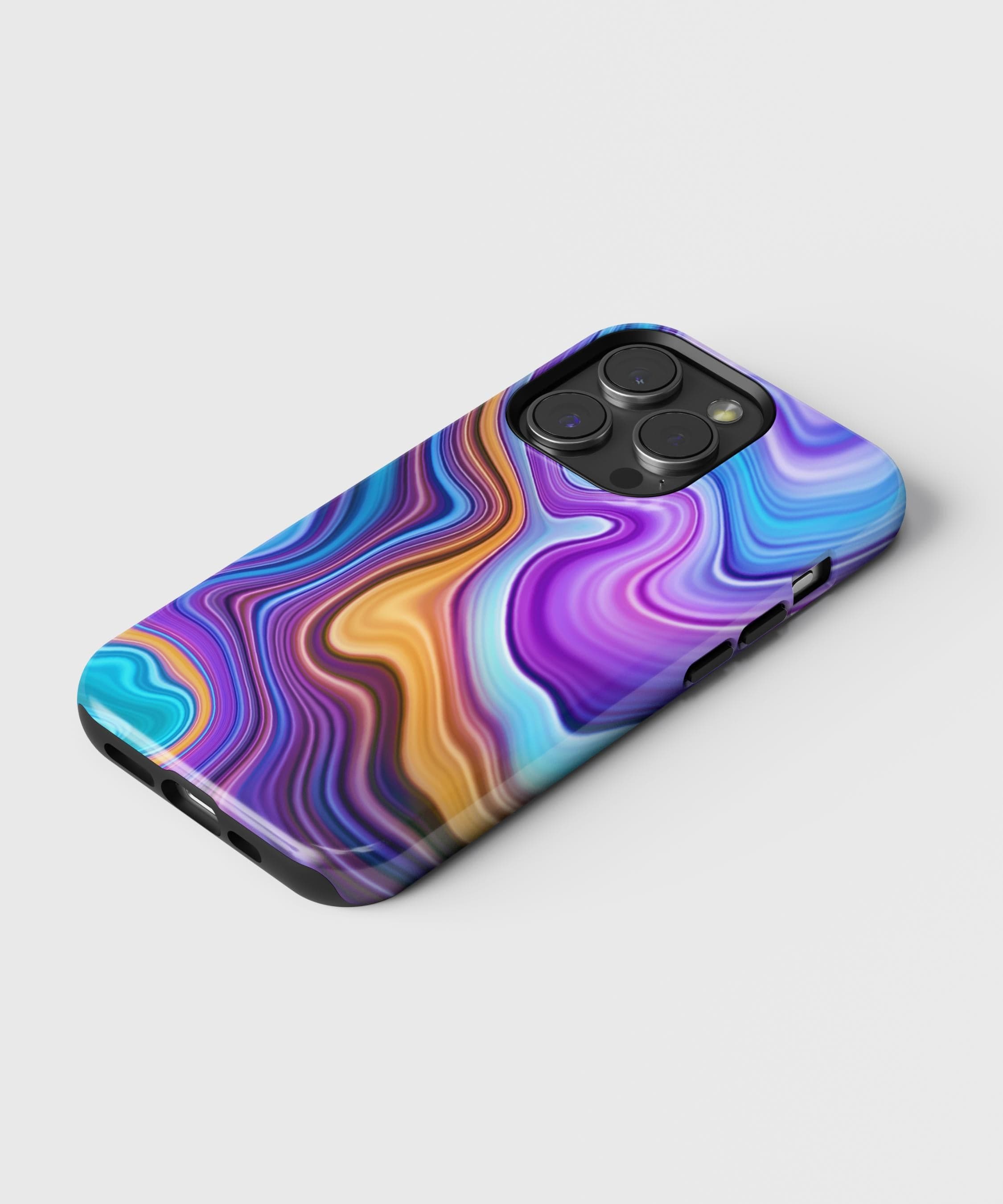 iPhone Case Purple Waves