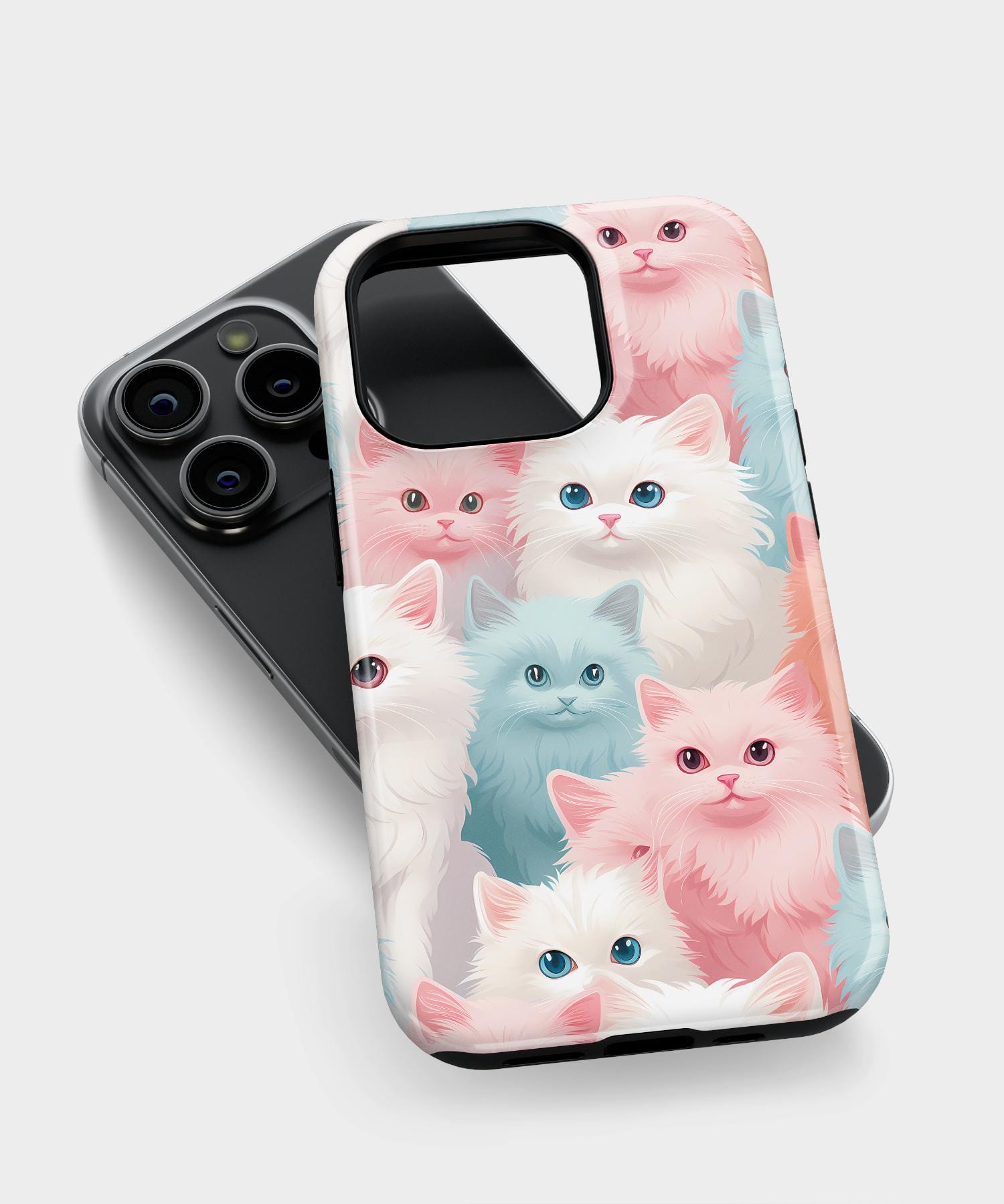 Pastel Cats iPhone Case