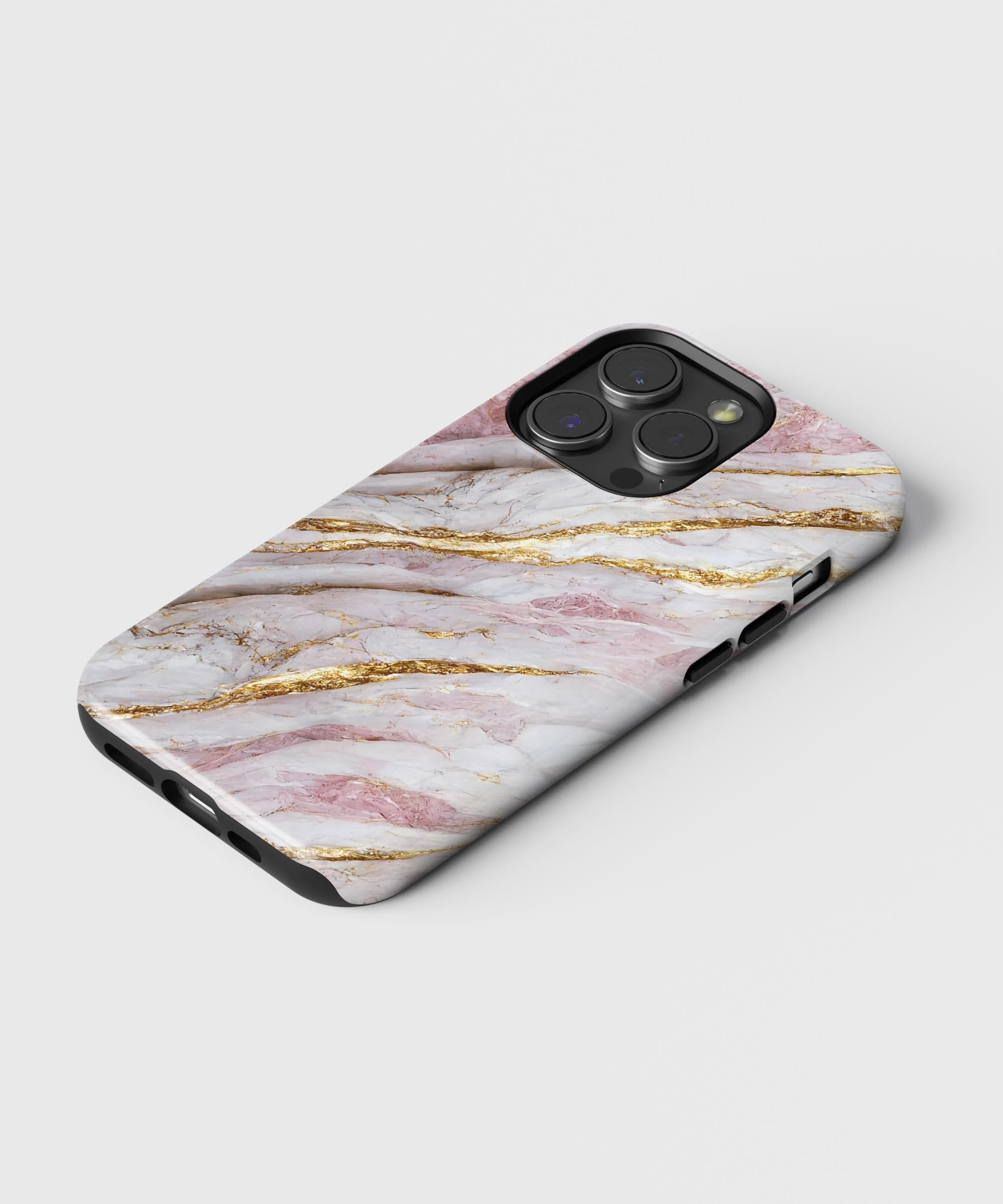 Pink Gold Marble iPhone Case