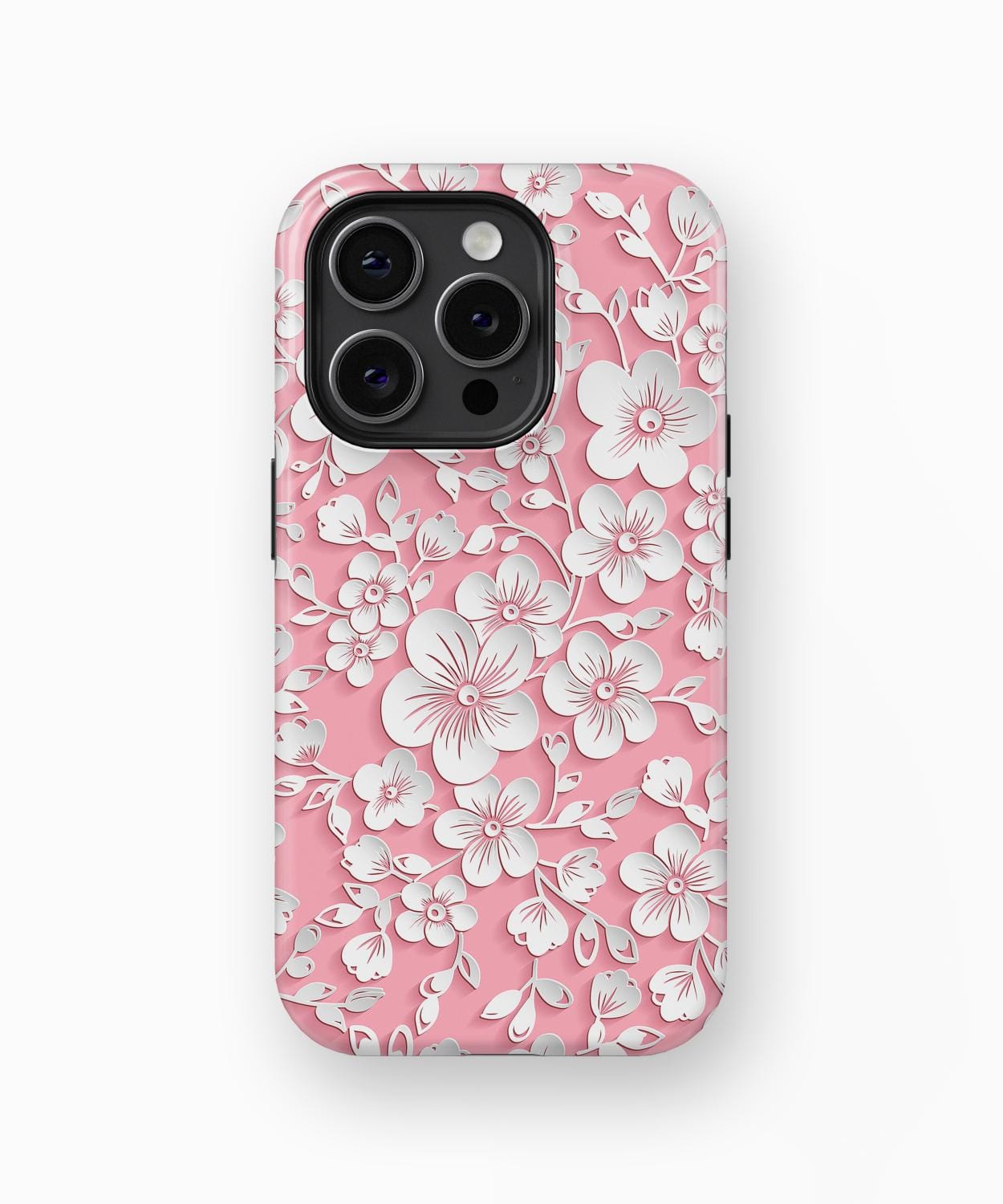 Pink Sakura Flower iPhone Case