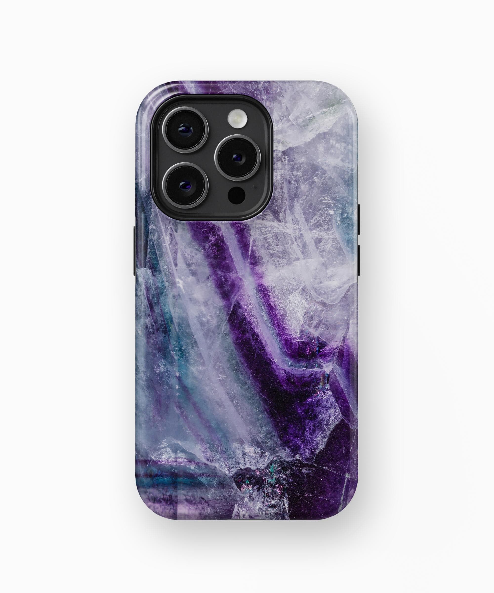 Purple Marble - iPhone Case