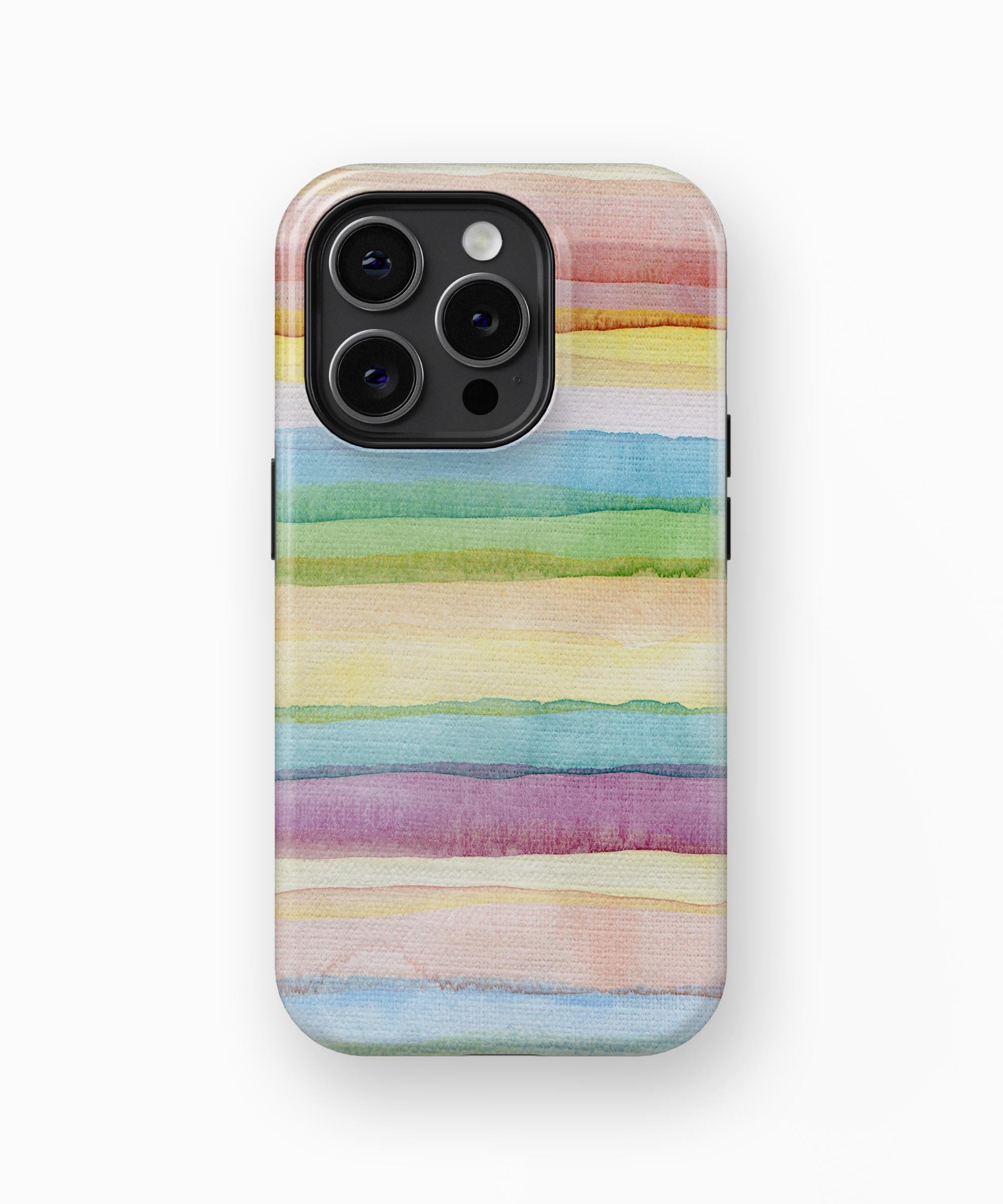 Strips Watercolor iPhone Case
