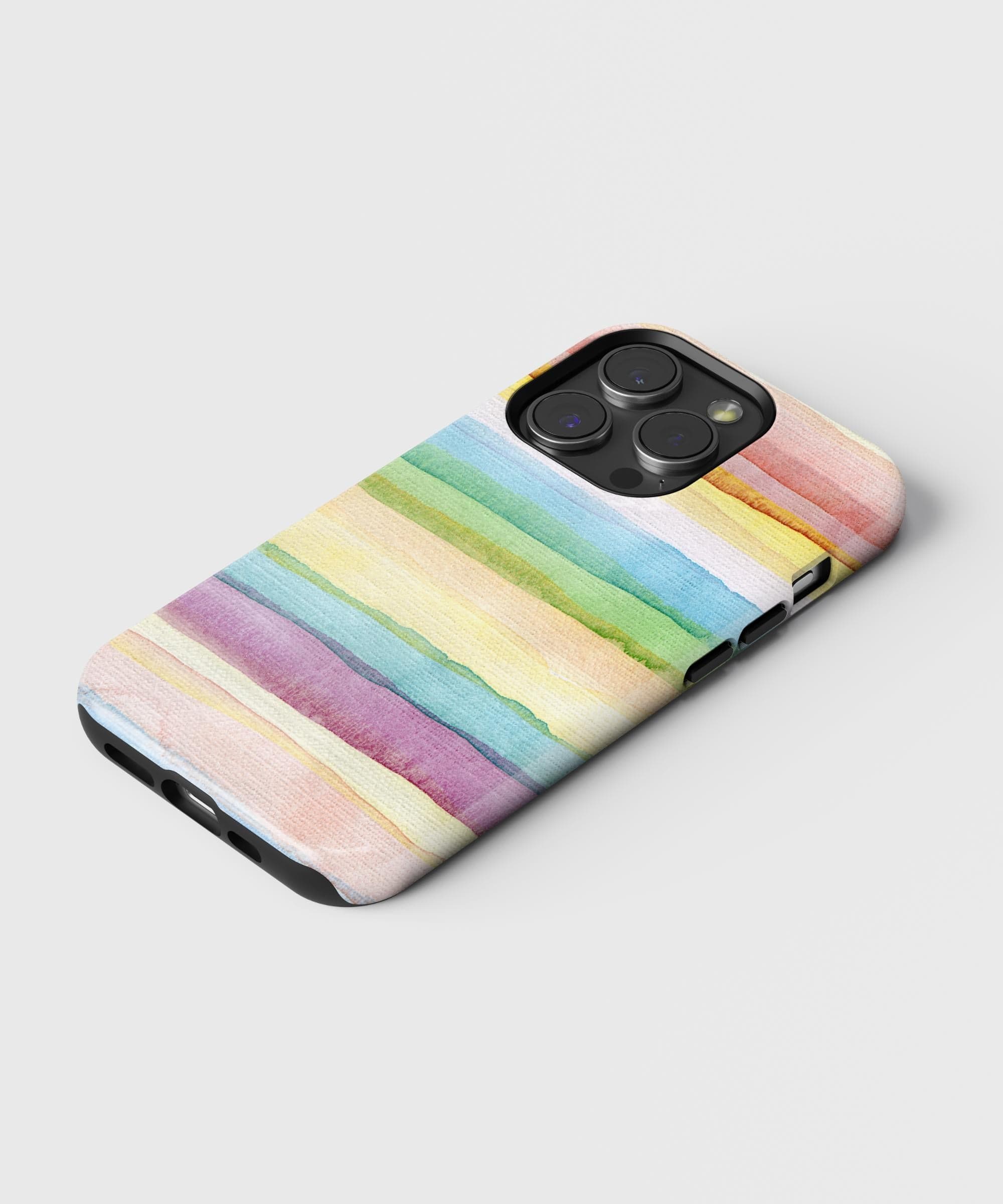 Strips Watercolor iPhone Case