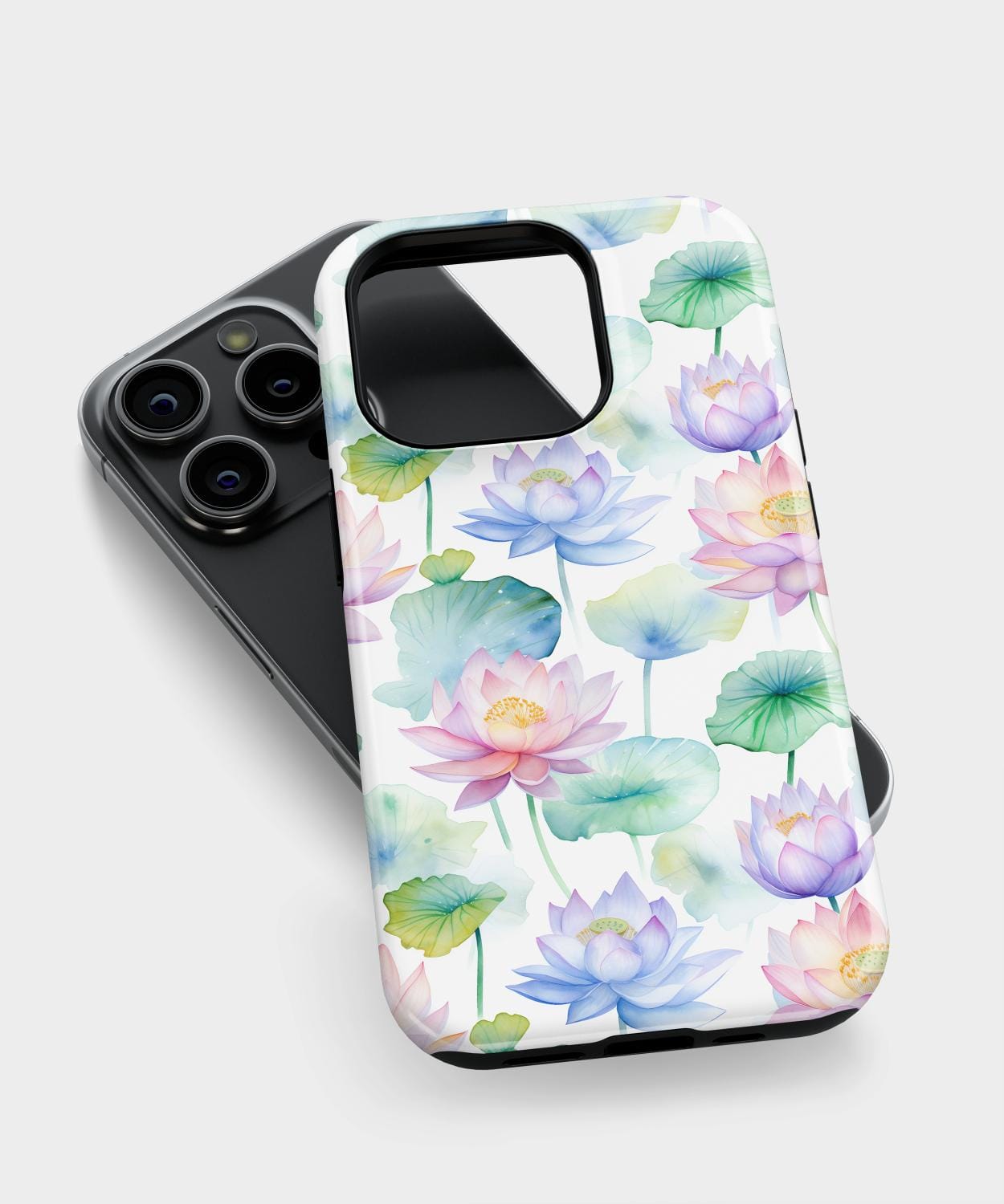 Watercolor Lotus iPhone Case