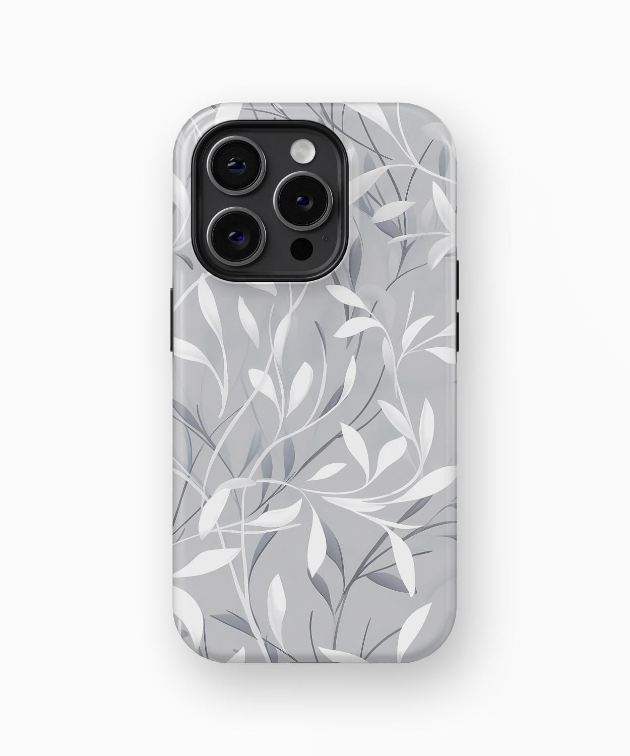 White Floral iPhone Case