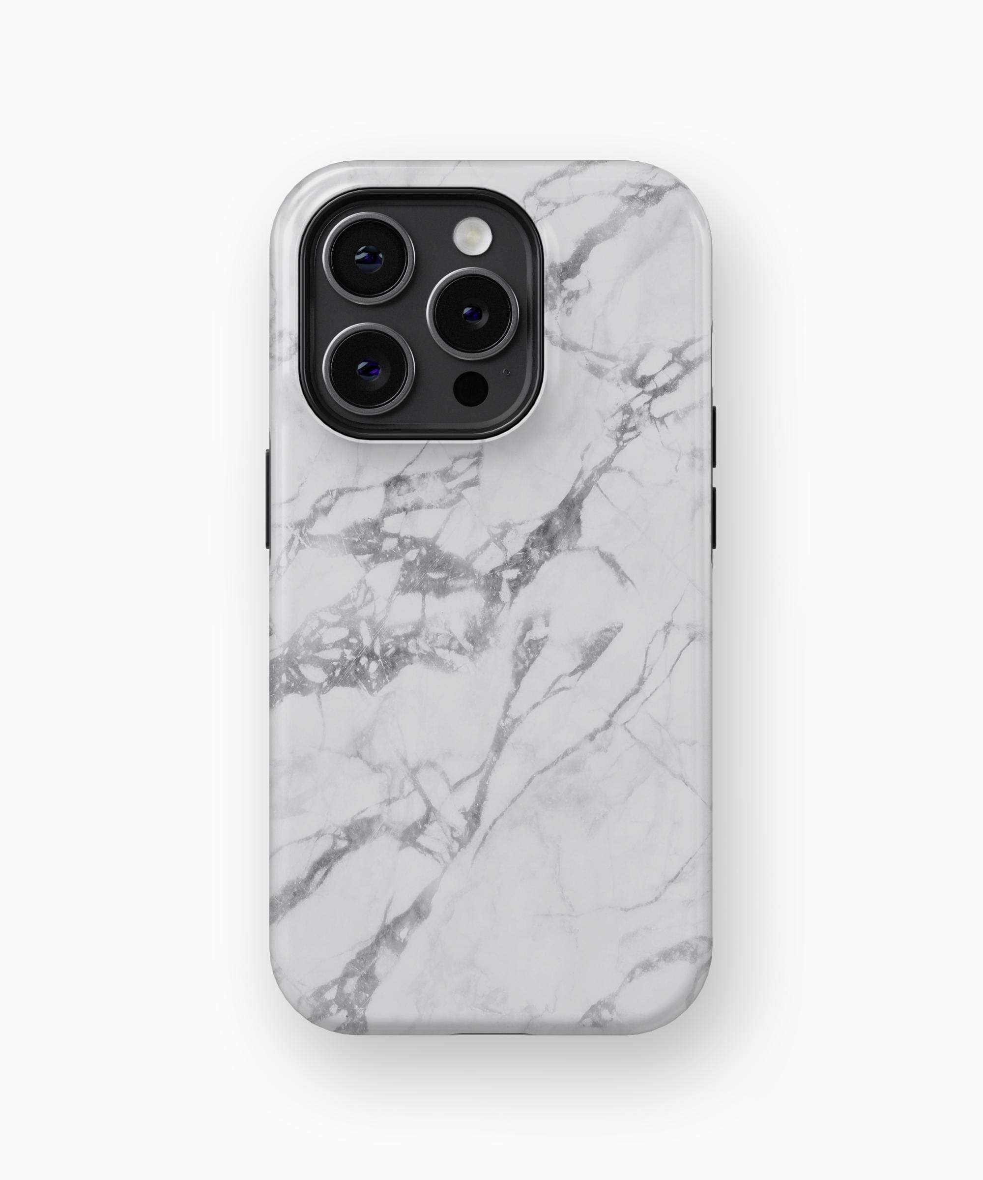 White Marble - iPhone Case